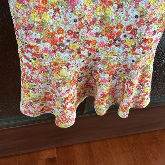 HUTCH Selene Floral Bustier Midi Dress Sweetheart Ditsy Floral Print | Small - Picture 7 of 11